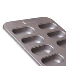 8 Cavity Non-stick Carbon Steel Mini Hotdog-shaped Cake Pan, Bread Mold for Oven Baking