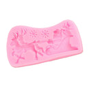 1pc Fondant Chocolate Cake Decor Molds DIY Silicone Mould for Christmas