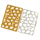 3D Biscuit Cutter Plastic Christmas Cake Decor Cookie Mould Pastry sets