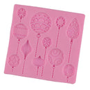 Xmas Gift DIY Kids Fondant Craft Mold Baking Cake Mould Chocolate,Balloon, Polymer Clay, BPA Free , Dishwasher Safe
