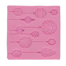 Xmas Gift DIY Kids Fondant Craft Mold Baking Cake Mould Chocolate,Balloon, Polymer Clay, BPA Free , Dishwasher Safe