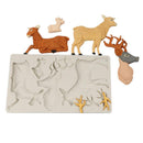 Silicone Fondant Cake Mould Pudding Pizza Chocolate Sheep Goat Mold Baking DIY Sugarcraft Tool