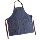 Creative Unisex Jeans Apron Kitchen Bakery Antifouling Smock for Cooking Baking