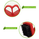 Multifunction 2 in 1 Cleaning Brush Durable BBQ Brush Tool Barbecue Grill Cleaner Plastic Stainless Steel Barbecue Accessories