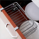 Over Door Hanging Organizer,Wire Metal Storage Baskets Shelf Spice Jar Rack