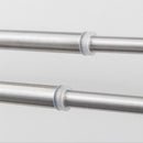 Expandable Towel Rack Hanger Over Door Double Bar Shelf for Kitchen Bathroom Cabinet Cupboard