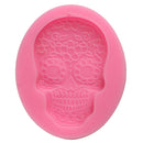 Halloween Skull Mask Cake Mould Baking Molds Soap Pizza Fondant Decoration, Polymer Clay, BPA Free , Dishwasher, Oven, Microwave, Freezer Safe