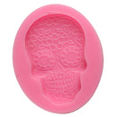 Halloween Skull Mask Cake Mould Baking Molds Soap Pizza Fondant Decoration, Polymer Clay, BPA Free , Dishwasher, Oven, Microwave, Freezer Safe