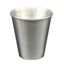 1pc Stemless Metal Wine Glasses Dinner Party Goblets Shatterproof Tumblers 70ml