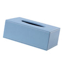 Blue Napkin Case Car Tissue Box Accessory for Office Hotel Restaurant, Stylish Home Decoration 9.84x5.51x3.74 inch