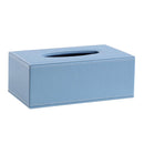 Blue Napkin Case Car Tissue Box Accessory for Office Hotel Restaurant, Stylish Home Decoration 9.84x5.51x3.74 inch