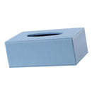 Blue Napkin Case Car Tissue Box Accessory for Office Hotel Restaurant, Stylish Home Decoration 9.84x5.51x3.74 inch