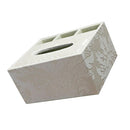 1PCS Car Home Rectangle PU Leather Tissue Box Cover Home Napkin Holder Beige