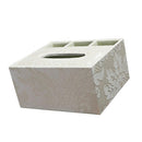 1PCS Car Home Rectangle PU Leather Tissue Box Cover Home Napkin Holder Beige