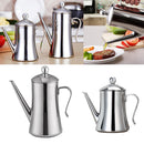 Oil and Vinegar Bottle Dispenser Pourer Drizzler Cooking Oil Jar Can 1L