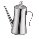 Pour Over Drip Kettle Pot with Spout for Oil Vinegar Sauce Kitchen Stainless Steel 1.2L