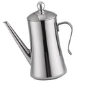 Pour Over Drip Kettle Pot with Spout for Oil Vinegar Sauce Kitchen Stainless Steel 1.2L