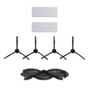 7pcs/set Side Brush Hepa Filter Roller Brush for ILIFE A4S Replacement Part - Easy Install