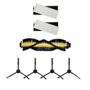 7pcs/set Side Brush Hepa Filter Roller Brush for ILIFE A4 Replacement Part - Easy Install Environmentally Friendly Protection Material