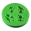 Silicone Fondant Cake Mould - Birthday Cakes Party Decorating Tool - Cute Mini Dinosaurs Chocolate Molds