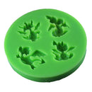 Silicone Fondant Cake Mould - Birthday Cakes Party Decorating Tool - Cute Mini Dinosaurs Chocolate Molds