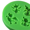 Silicone Fondant Cake Mould - Birthday Cakes Party Decorating Tool - Cute Mini Dinosaurs Chocolate Molds