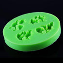 Silicone Fondant Cake Mould - Birthday Cakes Party Decorating Tool - Cute Mini Dinosaurs Chocolate Molds