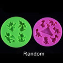 2pcs/set Silicone Fondant Cake Mould - Birthday Cakes Party Decorating Tool - Cute Mini Dinosaurs Chocolate Molds