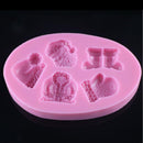 Xmas Santa Suit Cake Decorating Tool Mold Fondant Chocolate Silicone Mould