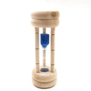 3 Minute Round Wooden Sand Timer Hourglass For Kid Reading Game Playing