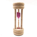 3 Minute Round Wooden Sand Timer Hourglass For Kid Reading Game Playing