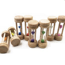 3 Minute Round Wooden Sand Timer Hourglass For Kid Reading Game Playing
