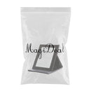 Travel Foldable Makeup Mirror Portable Tabletop Mirror with Standing Coffee