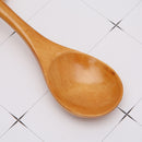 Wooden long handle spoon 33.5cm Creative Korean hot pot spoon Tableware kitchenware