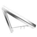 Folding Clothes Hanger Wall Mounted Indoor Outdoor Aluminum Alloy Clothes Rack Holder Slim Design for Bedroom, Bathroom, Balcony