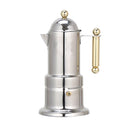 Stovetop Espresso Maker - Moka Pot Coffee Maker for Stovetop or Induction Stove Top Espresso Shot Maker for Italian Espresso Cappuccino or Latte