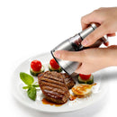 Visible Stainless Steel Spice Mill Coffee Seasoning Chilli Flavor Pounder, Multi-purpose Air Tight Stay Fresh Tin Pour/Sift Shaker Lid