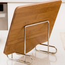 Stainless Steel Cutting Board Rack - Dishes Dryer Stand - Keep Dish and Lids Neat and Organized