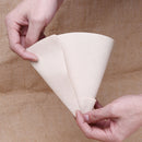 40pcs Natural Disposable Coffee Paper Cone Filters