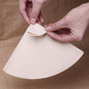 40pcs Natural Disposable Coffee Paper Cone Filters