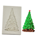 Silicone Christmas Tree Mold Soap Clay Chocolate Mould Sugarcraft Baking Tool DIY Xmas Party Cake Decoration