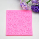Christmas Snowflakes Silicone Mold Fondant Cake Border Cupcake Mould Decoration Tool, 3.94x 3.94inch