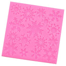 Christmas Snowflakes Silicone Mold Fondant Cake Border Cupcake Mould Decoration Tool, 3.94x 3.94inch