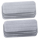 8 Pack Microfiber Mop Pads Head, Wet Dry Mops Refill for Deerma Water Spray Mop Sweeper, Gray