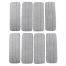 8 Pack Microfiber Mop Pads Head, Wet Dry Mops Refill for Deerma Water Spray Mop Sweeper, Gray