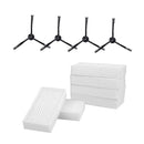 10pcs Sweeping Robot Parts ILIFE Replacement Kits Side Brush Hepa Filter, Reusable, Washable