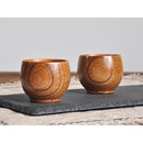 Mini Wood Tea Cup 50ml Wooden Teacups Coffee Mug Wine Mug for Drinking Tea, Coffee, Wine, Beer, Hot Drinks