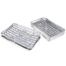 20pcs/set Disposable Aluminum Foil Pans Barbecue Grilling Trays Baking Plate