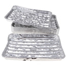 20pcs/set Disposable Aluminum Foil Pans Barbecue Grilling Trays Baking Plate