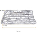 20pcs/set Disposable Aluminum Foil Pans Barbecue Grilling Trays Baking Plate